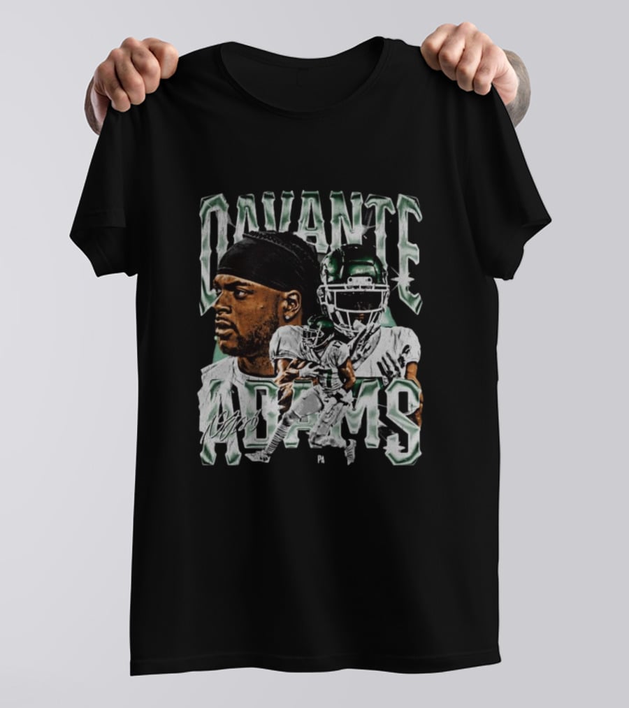 Davante Adams New York Jets Signature T-Shirt