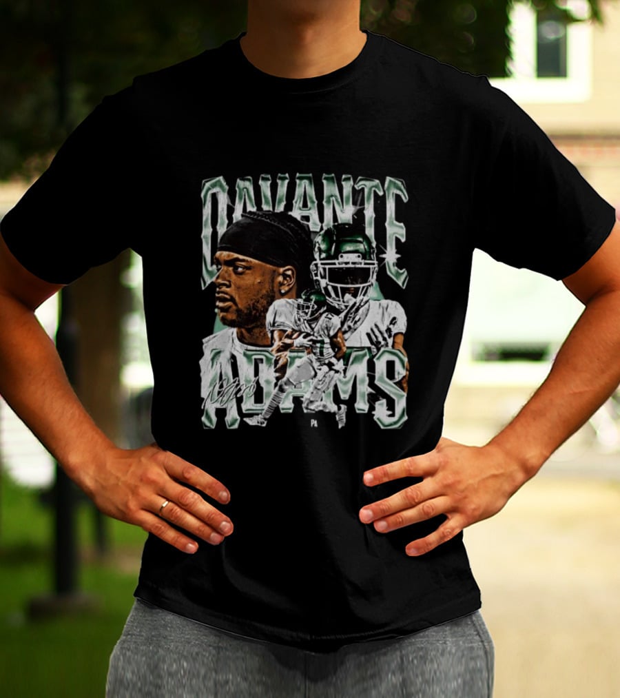 Davante Adams New York Jets Signature T-Shirt