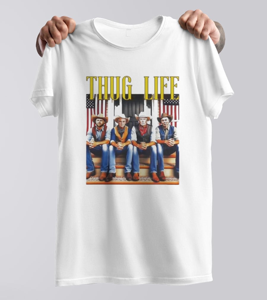 Thug Life Team Cowboys USA T-Shirt