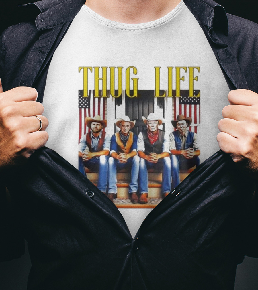 Thug Life Team Cowboys USA T-Shirt