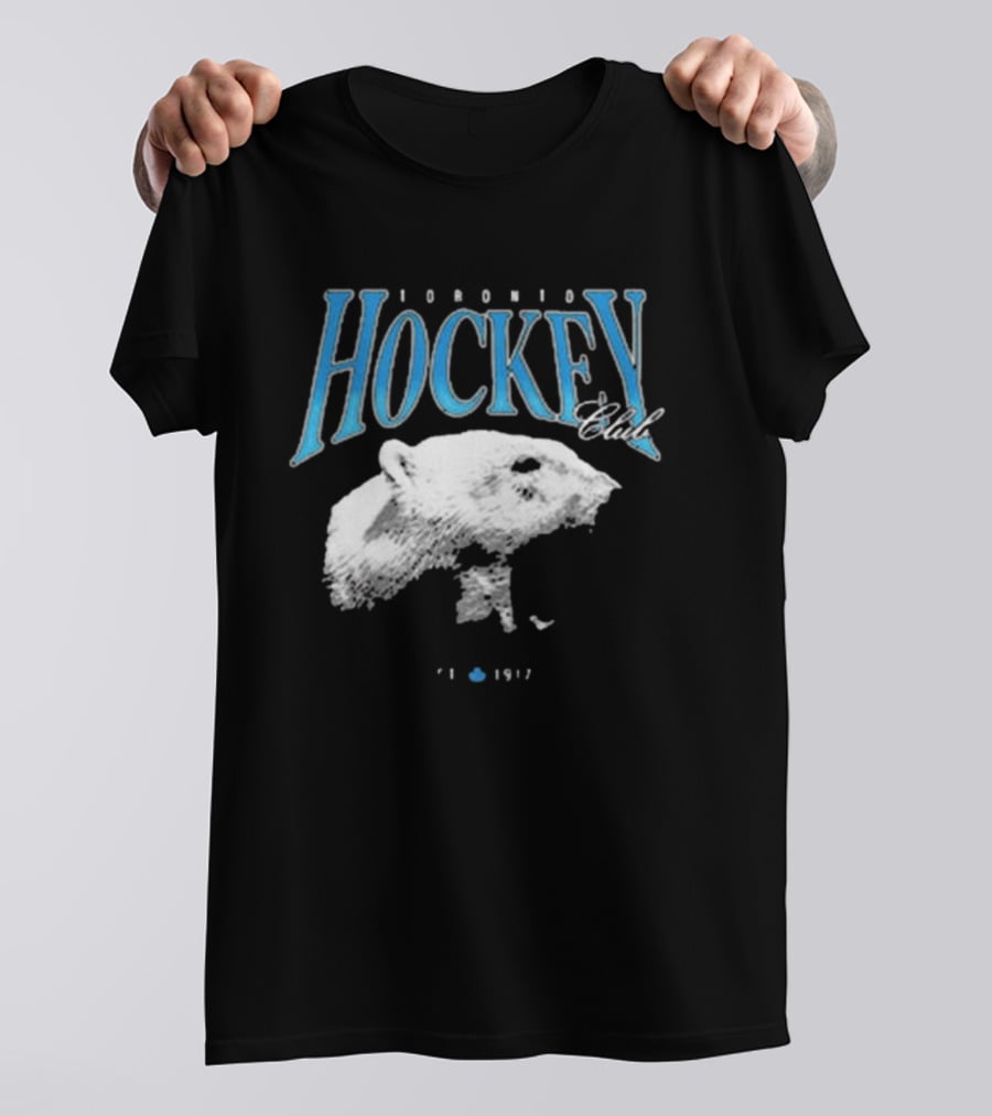 Toronto Hockey Club Est 1917 Flowbuds Vintage Ice Bear T-Shirt