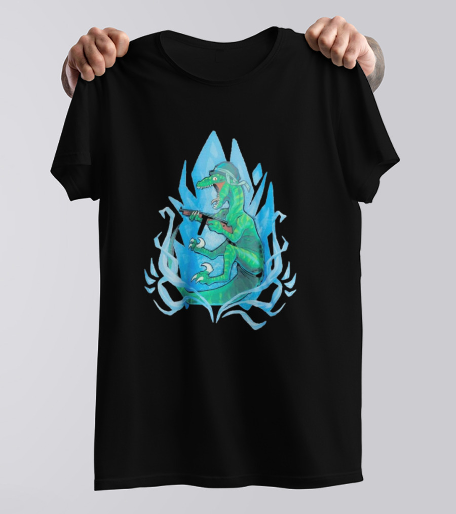 RubixRaptor Saberspark With Raptor And Maritime Horrors T-Shirt