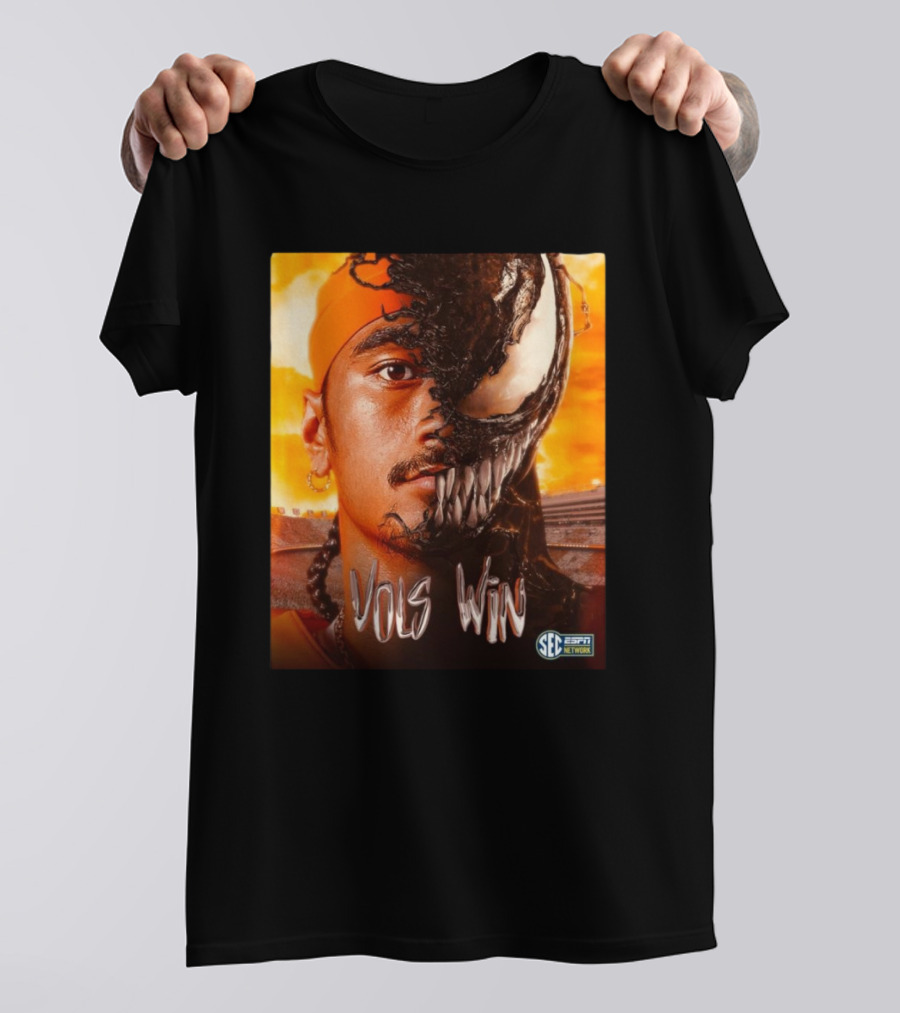 Tennessee Vols Win SEC Network Dark Mode Inspired By Venom T-Shirt