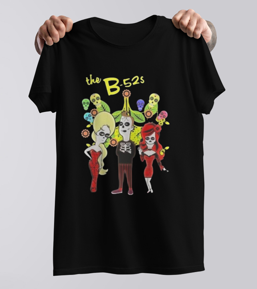 The B-52s Day Of The Dead Inspired Chicago Tour T-Shirt