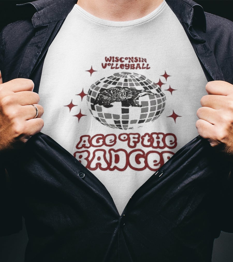 Wisconsin Volleyball Age Of The Badger T-Shirt