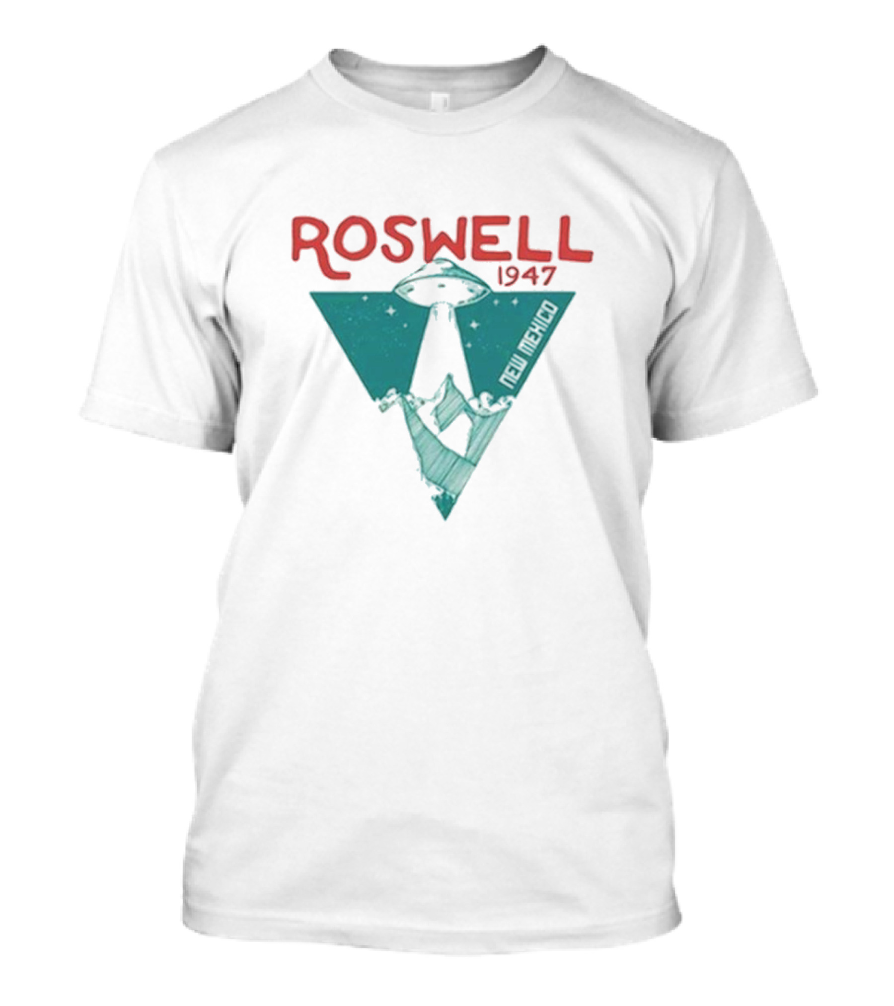 Roswell 1947 UFO New Mexico Triangle T-Shirt