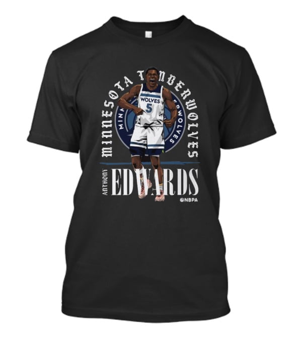 Anthony Edwards Minnesota Timberwolves Wolves NBPA T-Shirt