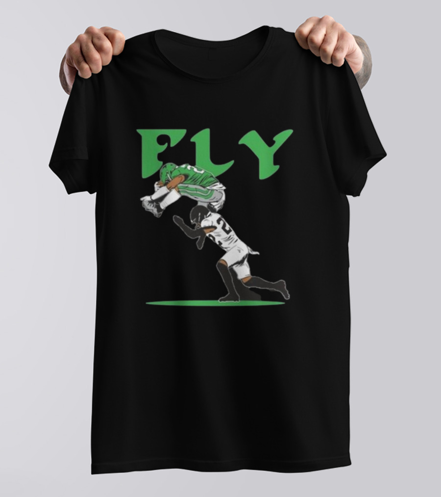 Saquon Barkley Fly No-Look Hurdle T-Shirt
