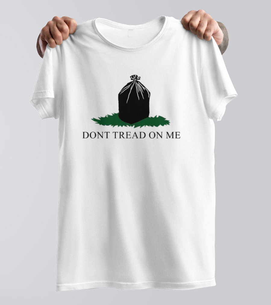 Garbage Bag Dont Tread On Me Iconic T-Shirt