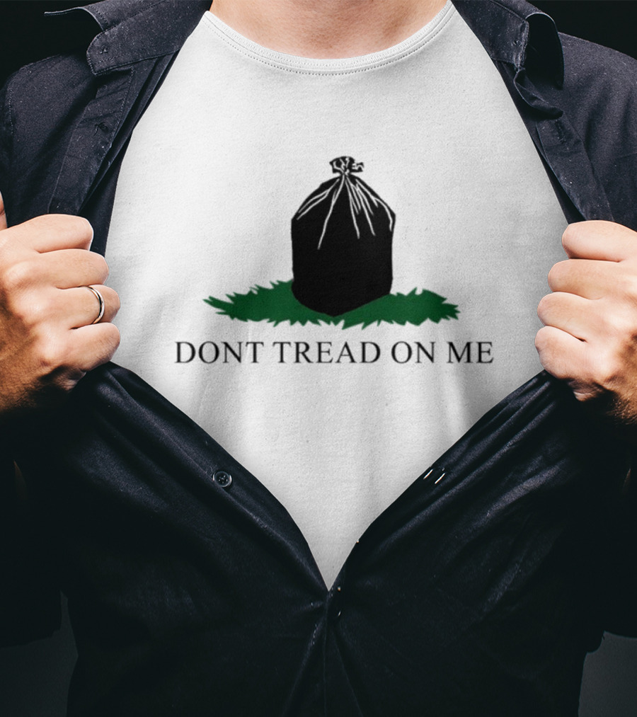 Garbage Bag Dont Tread On Me Iconic T-Shirt