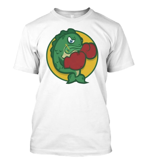 Hookline Sinkers Boxing Fish Icon T-Shirt