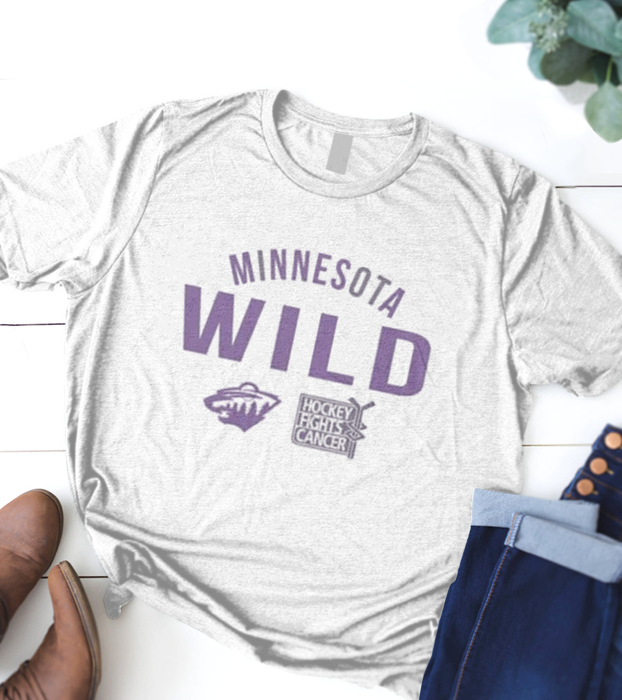 Minnesota Wild Levelwear Women’s Hockey Fights Cancer Maddox Resilient T-Shirt