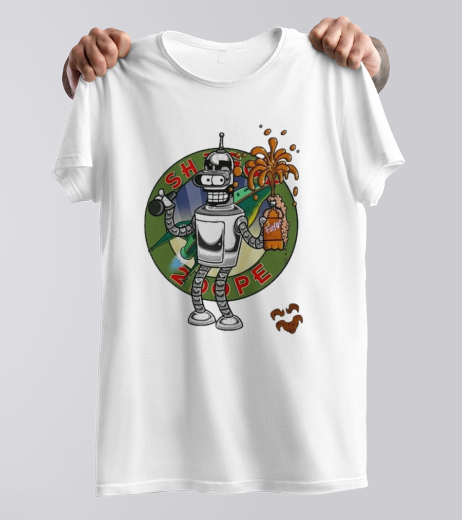 Shaggy Show Bender 2 Dope Futurama Fudge Robot T-Shirt