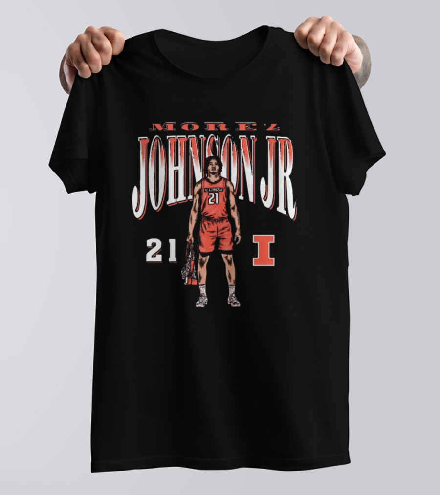 Morez Johnson Jr Illinois 21 Fighting Illini Basketball Classics T-Shirt