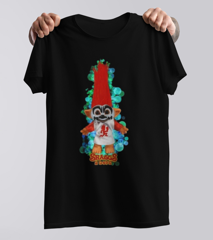Shaggs 2 Dope Troll Doll With Red Hair And Insane Clown Posse Face Paint T-Shirt