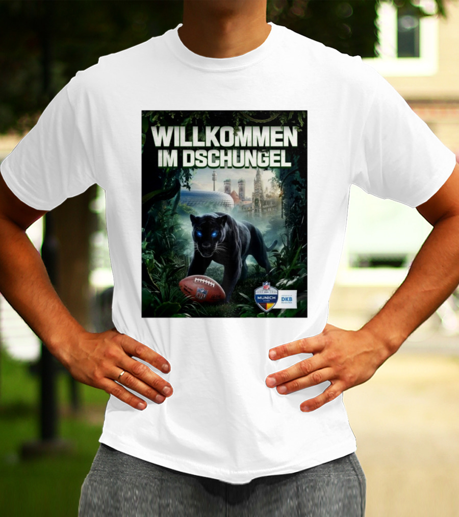 Willkommen Im Dschungel NFL München The Panthers Are Coming T-Shirt