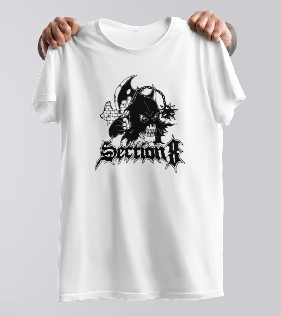 Section8la Store Executor Gothic Warrior T-Shirt