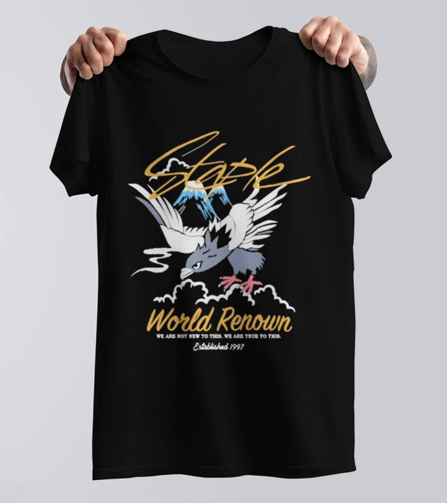 Staple Moonrise World Renown We Are Not New To This We Are True To This Established 1997 Eagle T-Shirt
