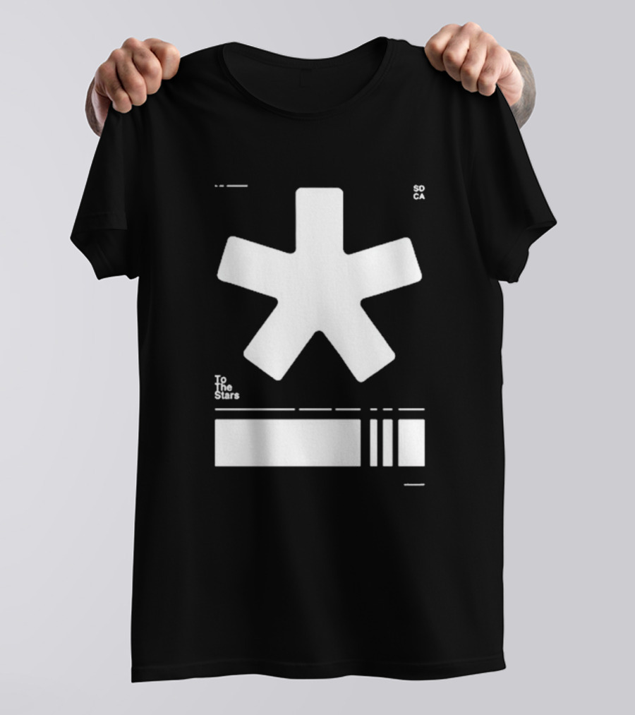 To The Stars Asterisk SOCA Barcode T-Shirt