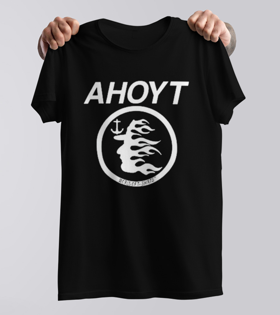 AHOYT Worldoft T-Shirts 2025 Flame Anchor Profile T-Shirt