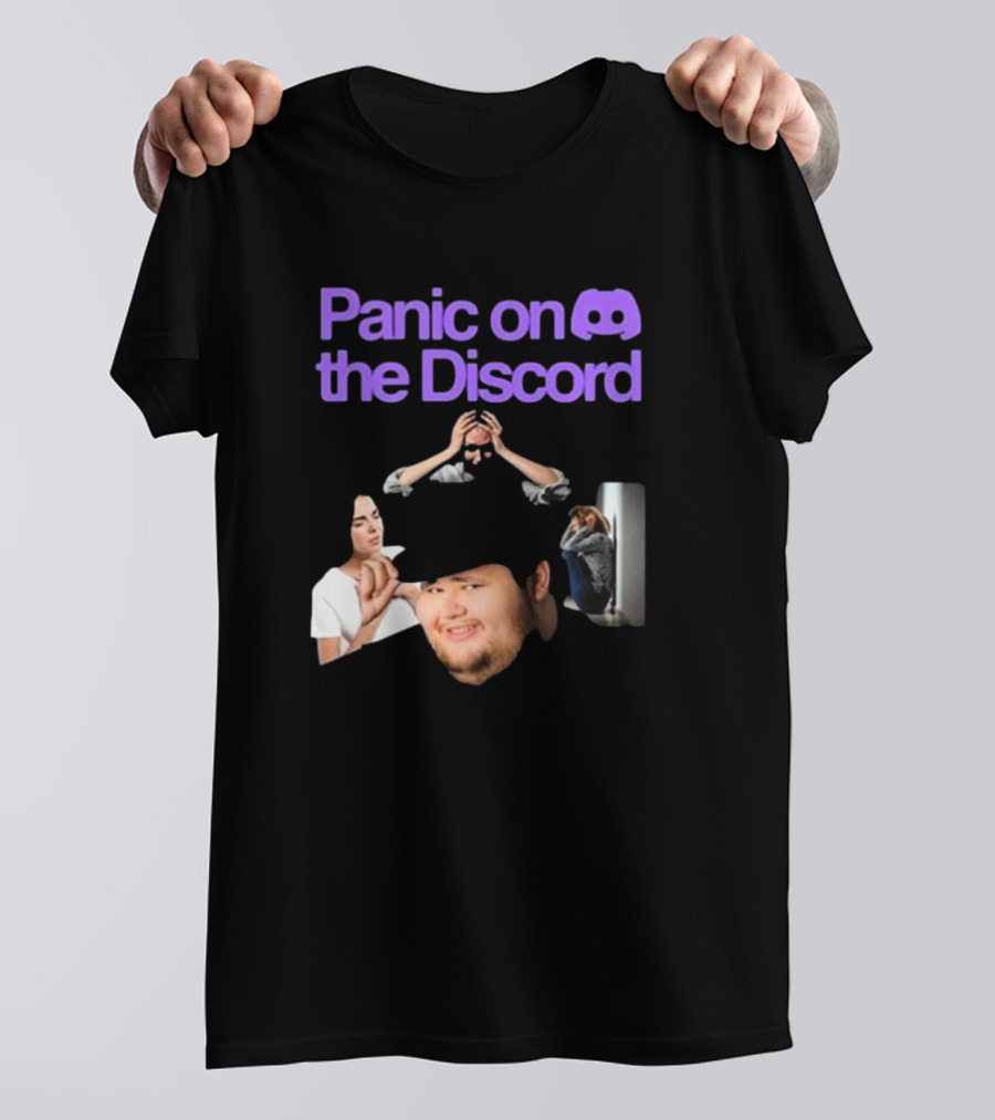 Panic On The Discord Meme Reaction Faces T-Shirt