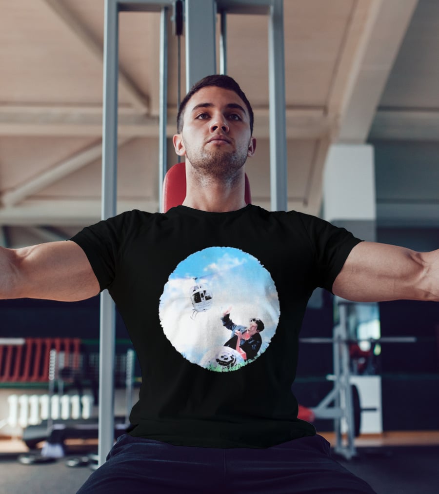 All But 6 Records Helicopter Happy Hunting T-Shirt