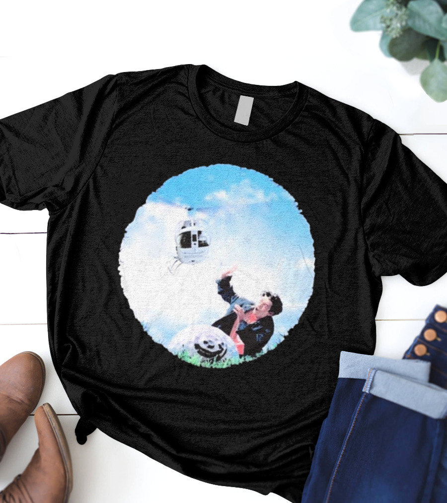 All But 6 Records Helicopter Happy Hunting T-Shirt