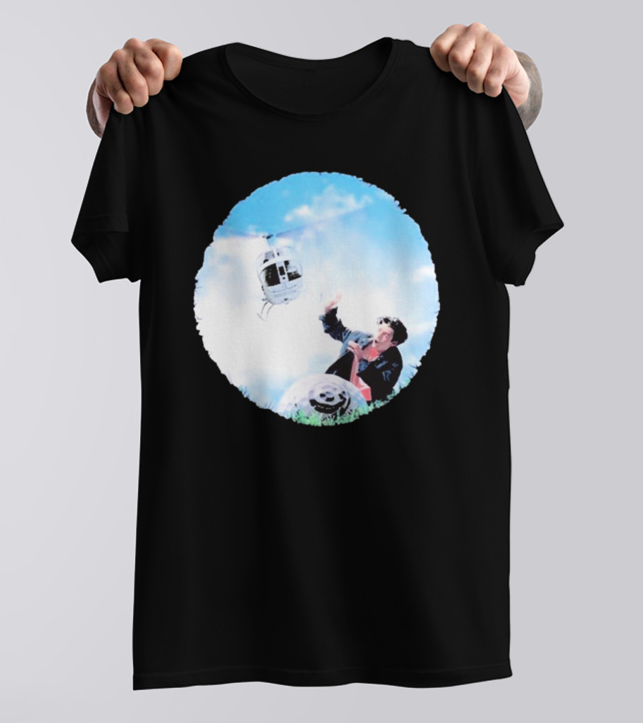 All But 6 Records Helicopter Happy Hunting T-Shirt