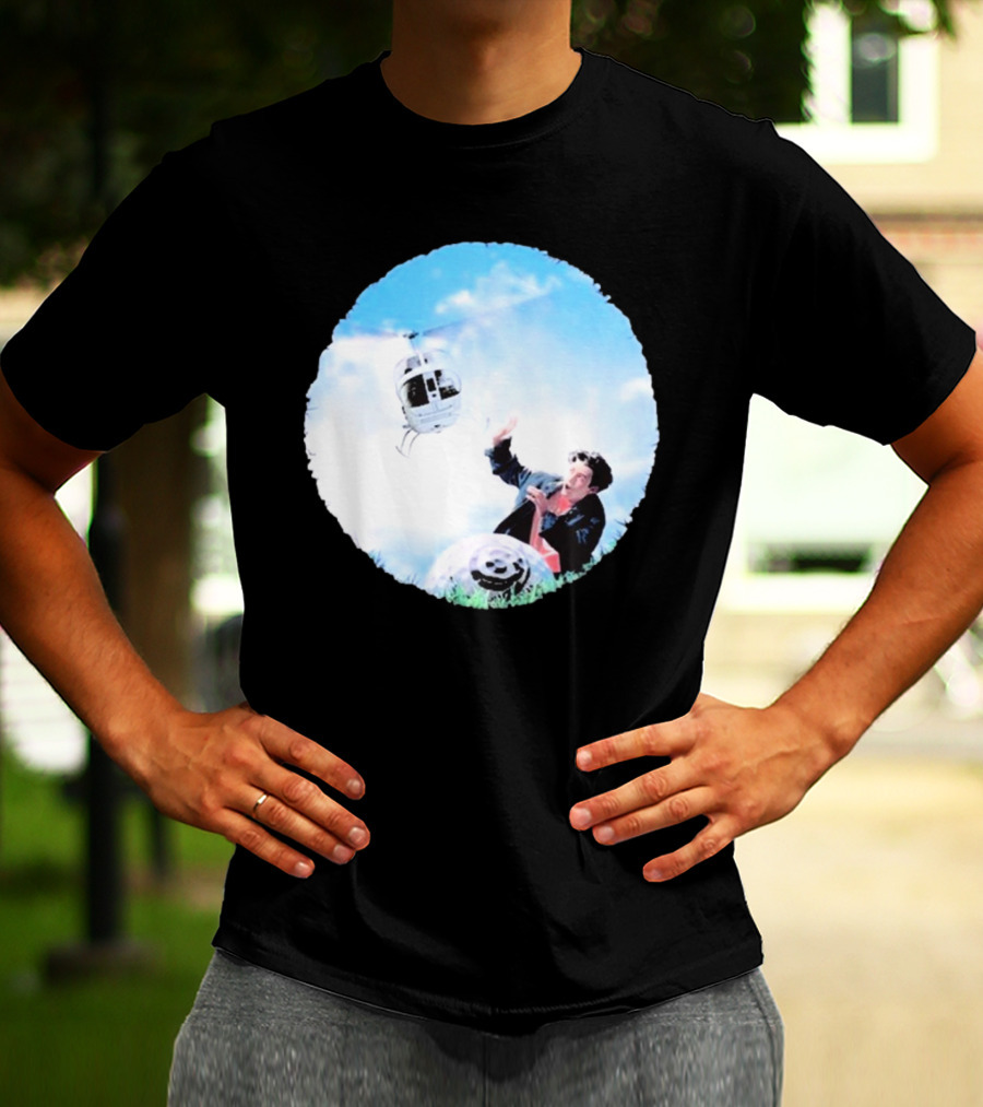 All But 6 Records Helicopter Happy Hunting T-Shirt