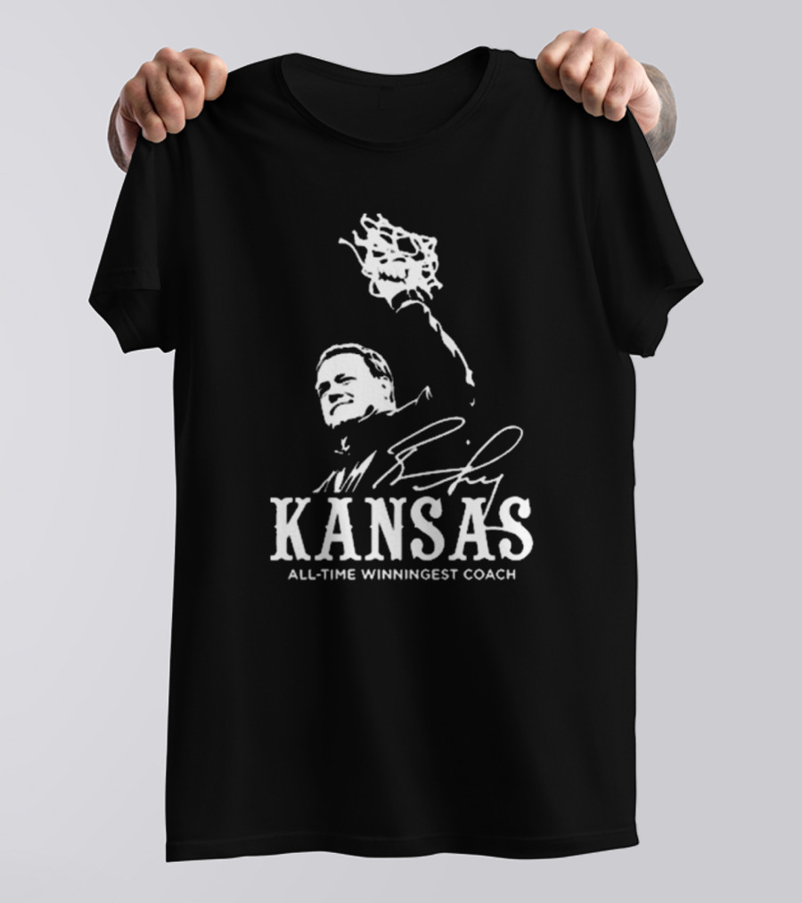 Bill Self Kansas All-Time Winningest Coach Signature T-Shirt