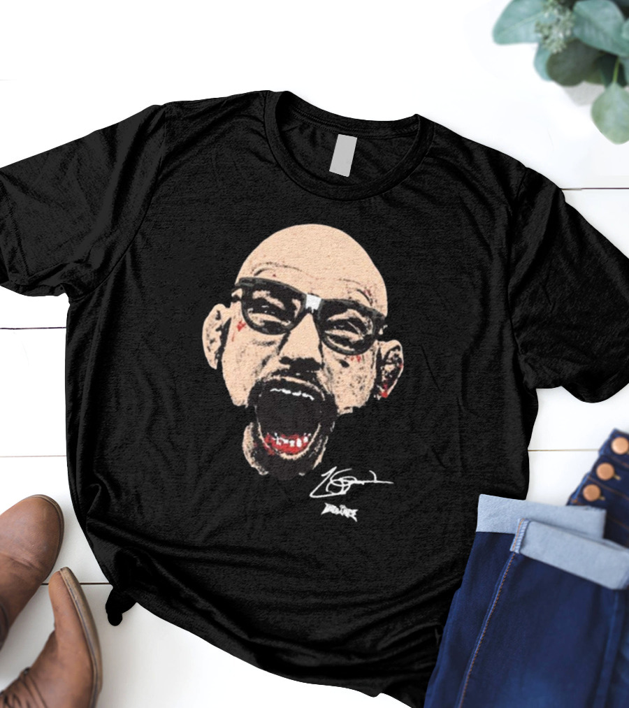 Full Violence Jean Silva Big Face Signature Bold Scream T-Shirt