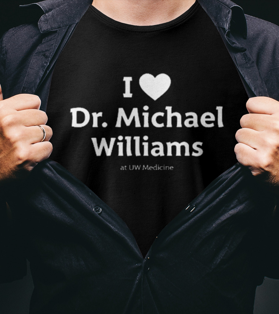 Danny Bonaduce Wearing I Love Dr. Michael Williams At UW Medicine T-Shirt