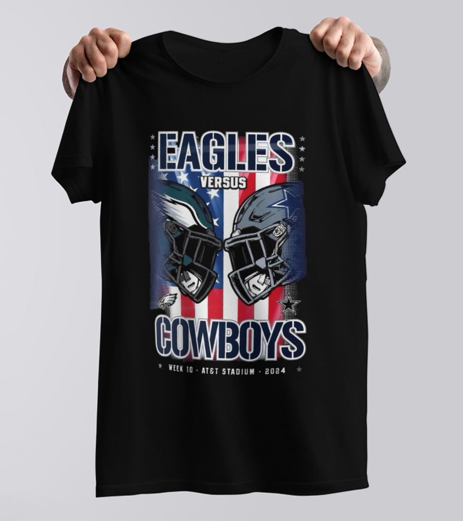 Eagles Versus Cowboys Week 10 AT&T Stadium T-Shirt
