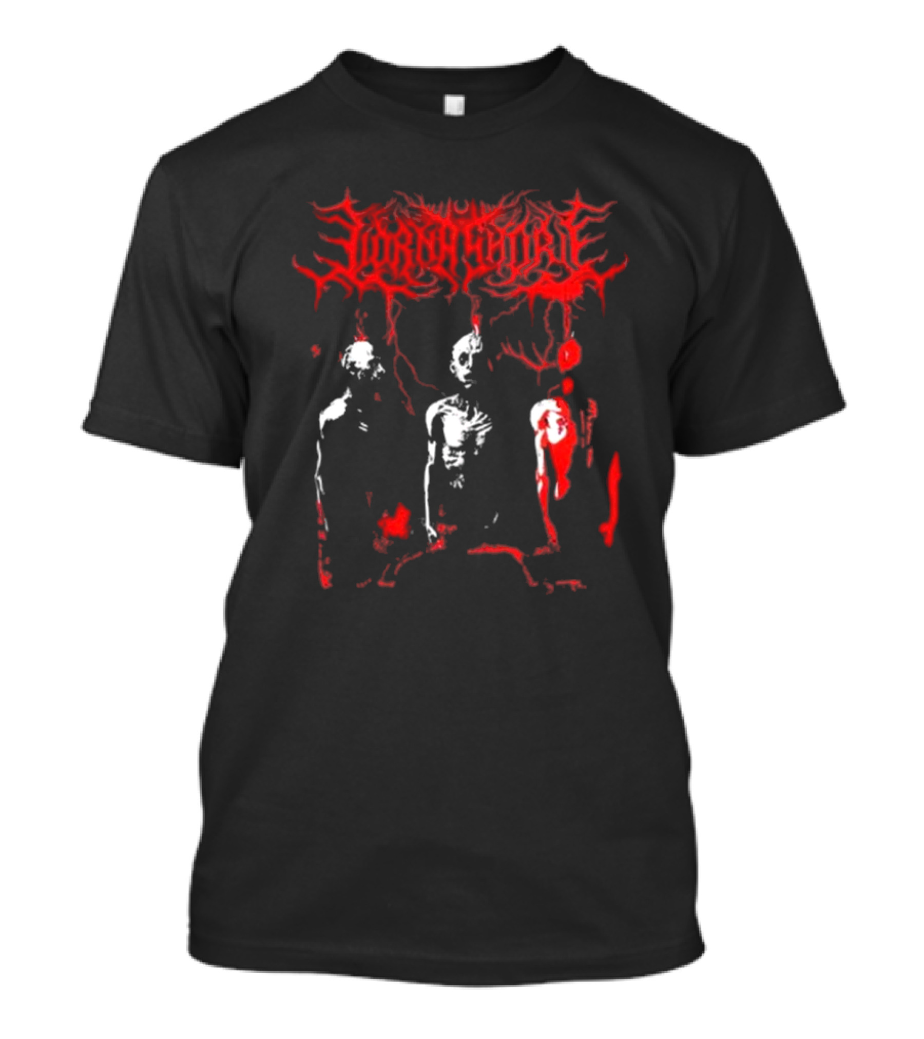Lorna Shore Hanging Bodies Red Gothic Aesthetic T-Shirt