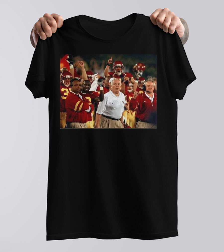 Rip Coach John Robinson Fight On Forever USC Trojans Football Team Victory Celebrations T-Shirt