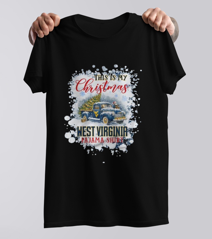 This Is My Christmas West Virginia Pajama T-Shirt
