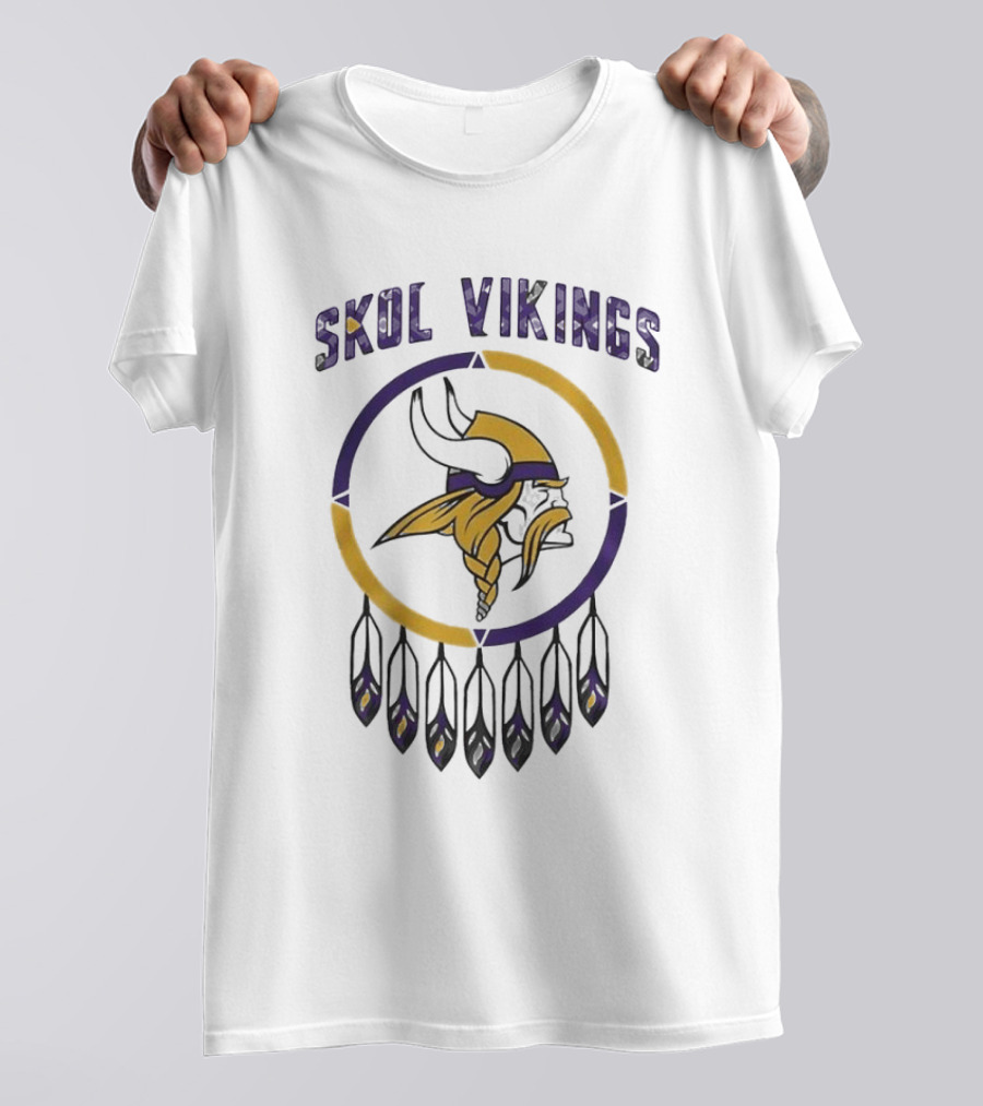 Skol Vikings Minnesota Vikings Native American Heritage Month T-Shirt