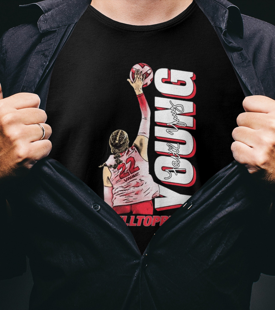 Faith Young Hilltoppers WKU Volleyball 22 Signature T-Shirt