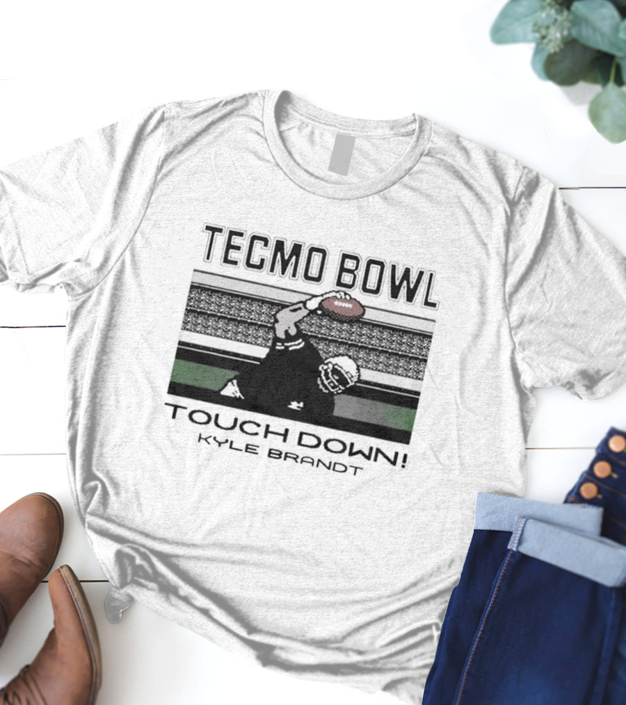 Tecmo Bowl Touchdown Kyle Brandt NFL T-Shirt