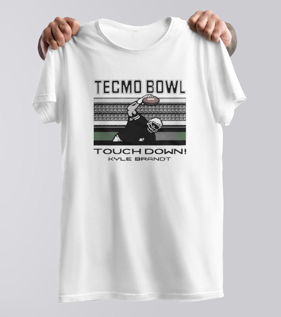 Tecmo Bowl Touchdown Kyle Brandt NFL T-Shirt