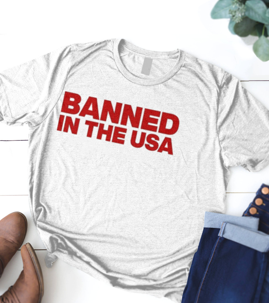 Banned In The USA Venus Sherwood Wearing T-Shirt