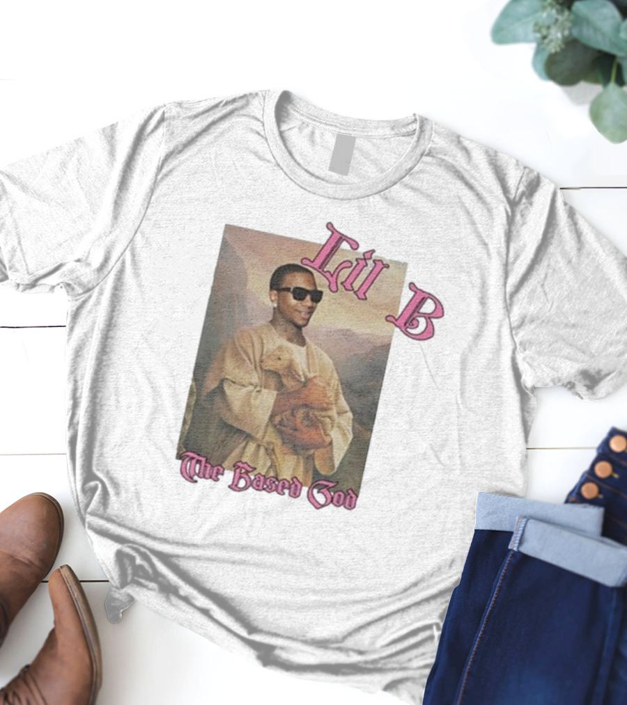 Lil B The Based God Savior Image With Sunglasses And Lamb T-Shirt