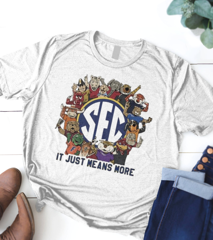 LSU SEC Animal Mascots It Just Means More T-Shirt