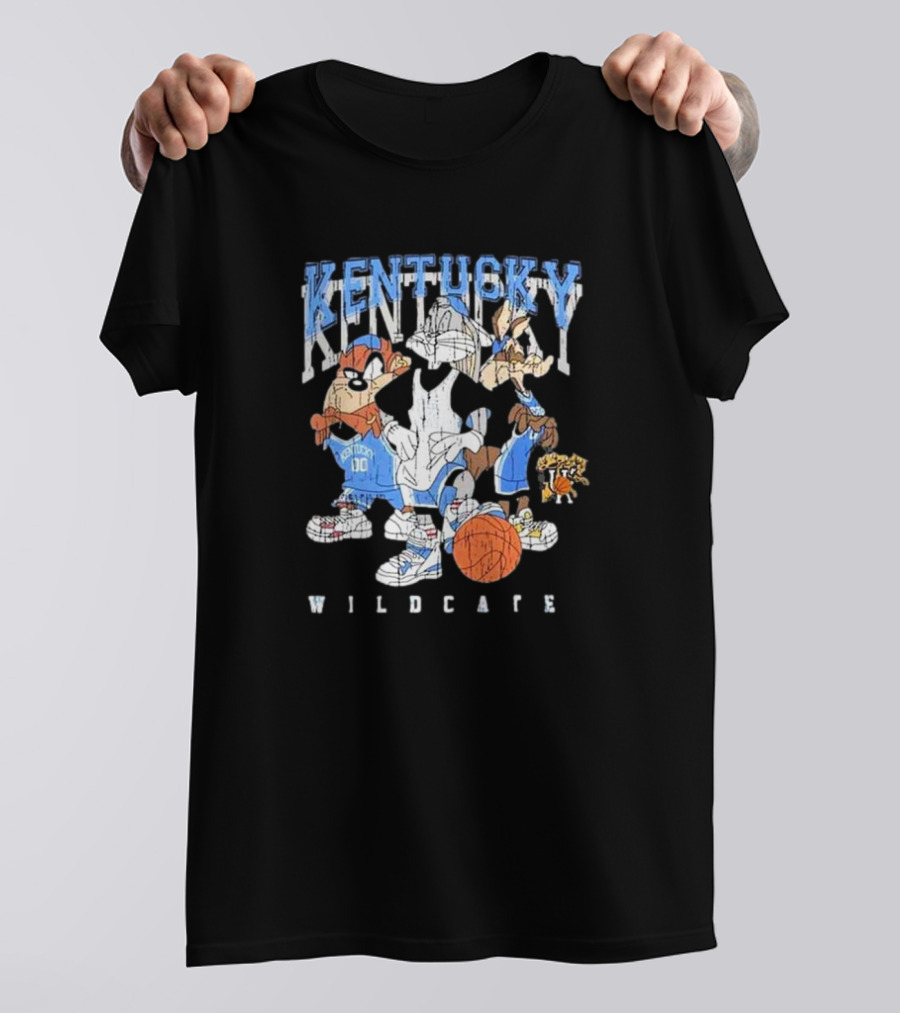 Kentucky Wildcats NCAA Vintage Basketball Characters Wildcats T-Shirt