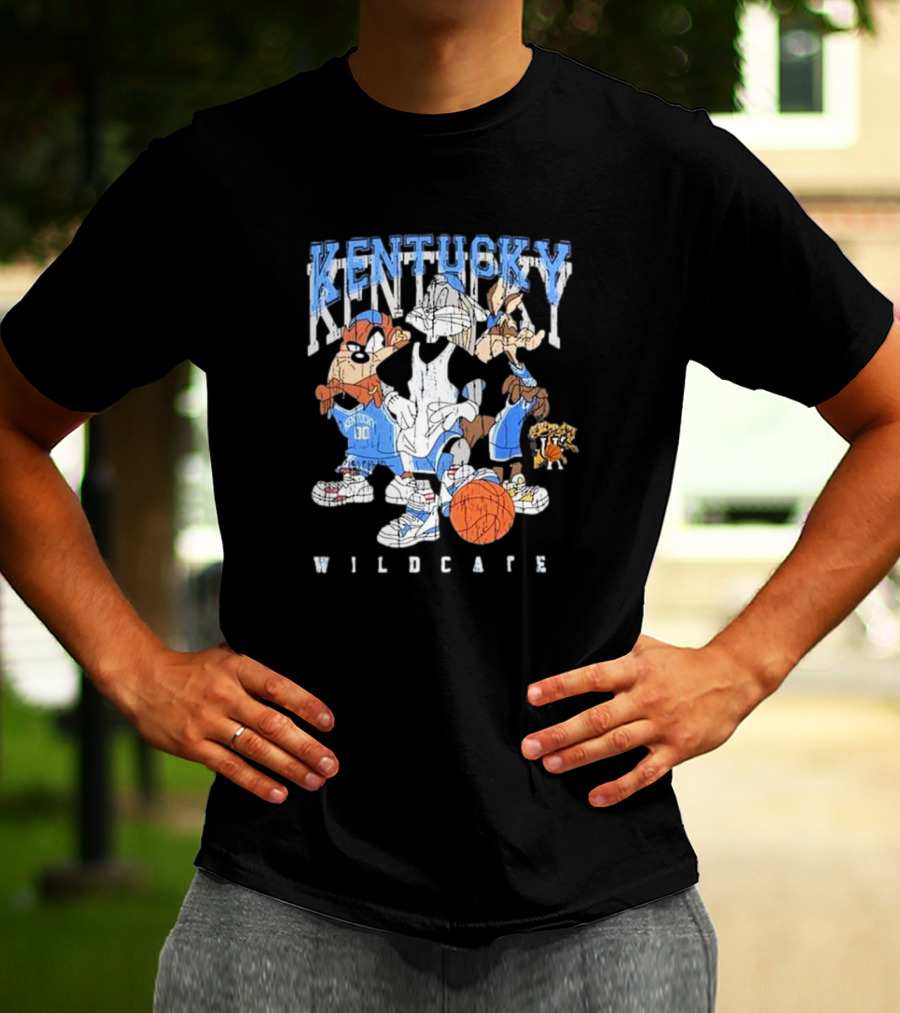 Kentucky Wildcats NCAA Vintage Basketball Characters Wildcats T-Shirt