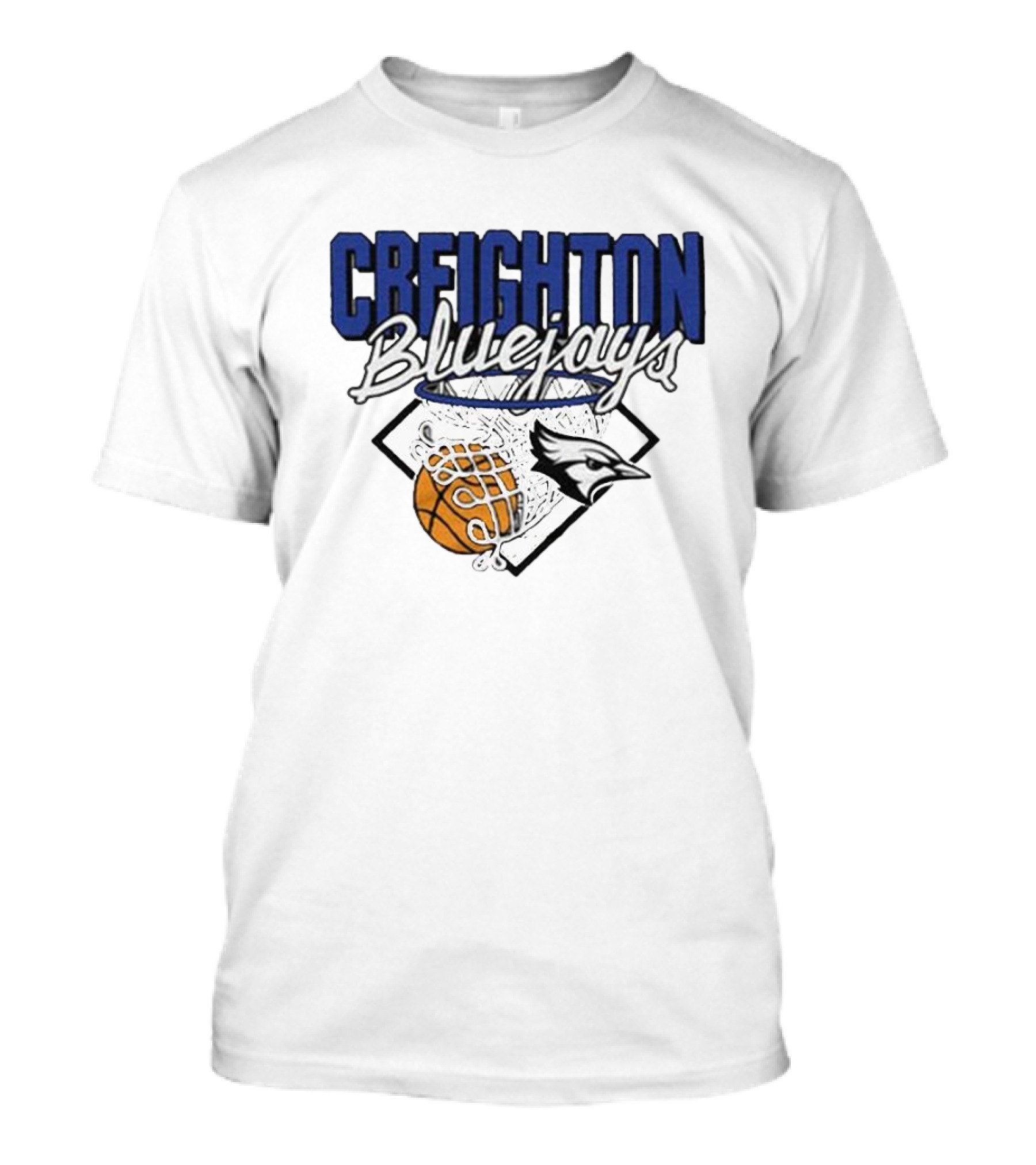 Creighton Bluejays Basketball Nothing But Net T-Shirt