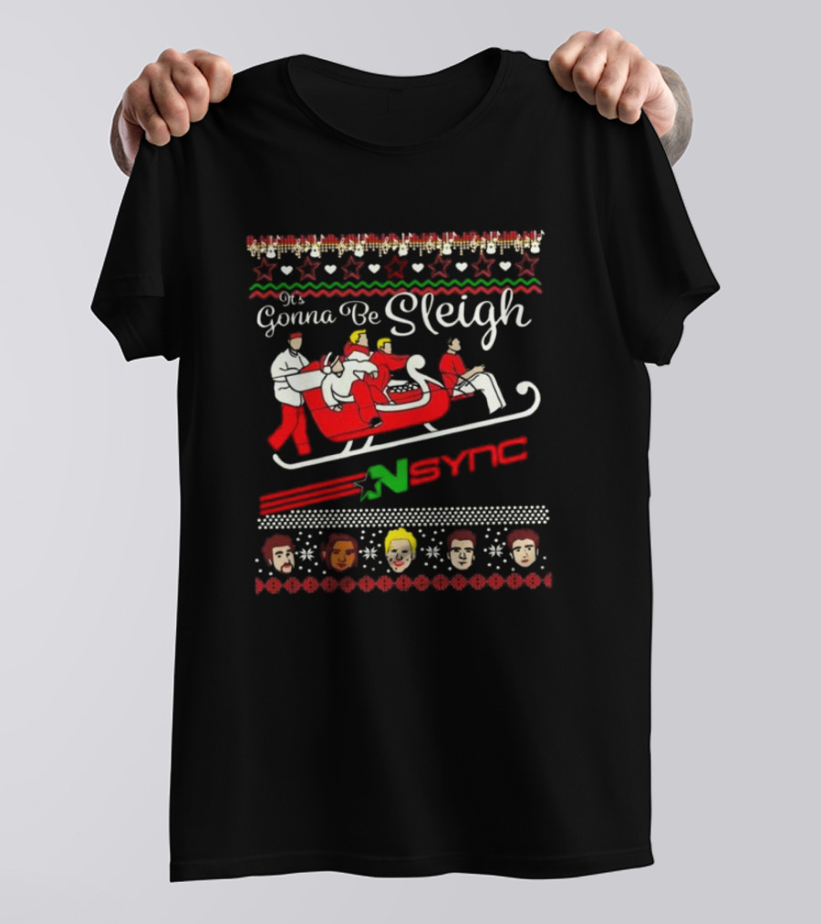 NSync It's Gonna Be Sleigh Christmas T-Shirt