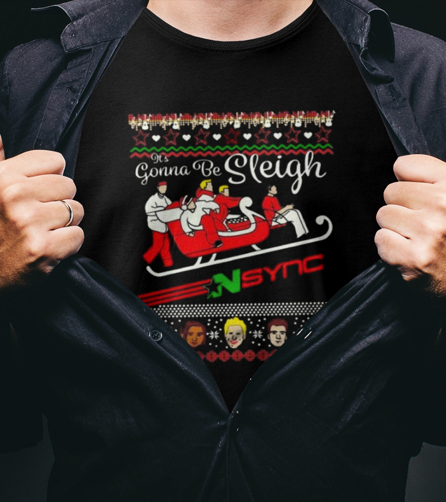 NSync It's Gonna Be Sleigh Christmas T-Shirt