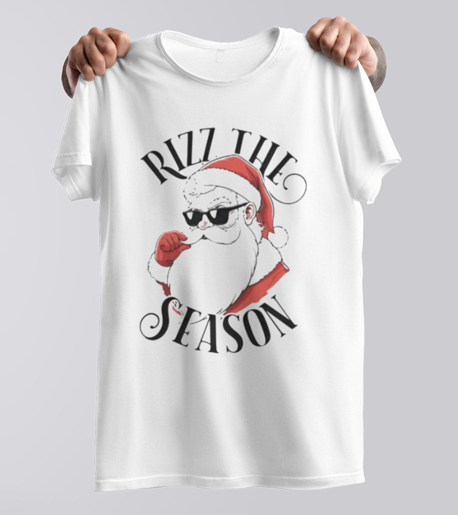 Rizz The Season Santa Claus Christmas T-Shirt