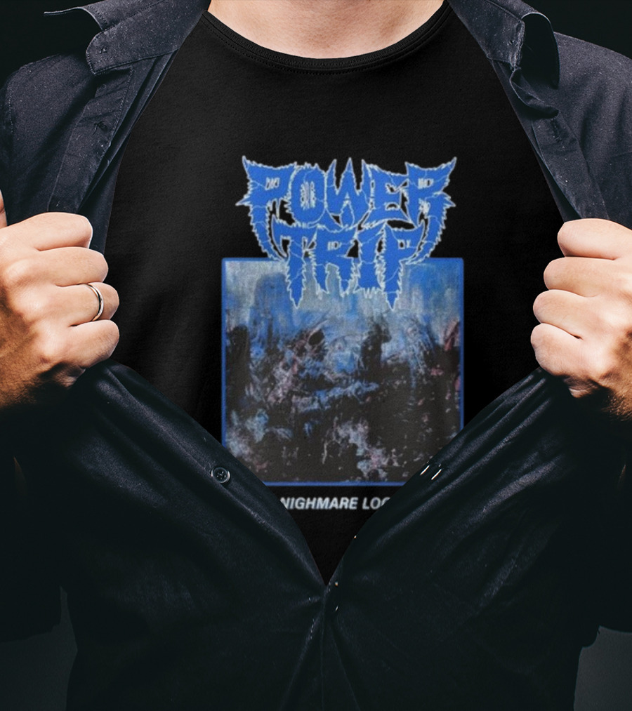 Power Trip Nightmare Logic Album Cover T-Shirt